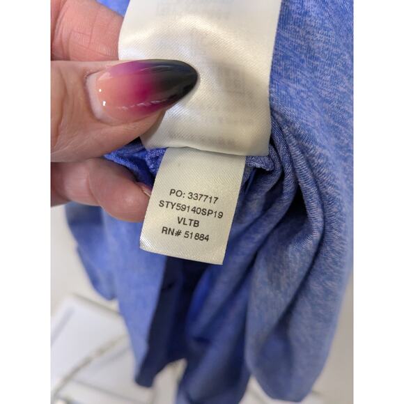 Patagonia Sleeveless Tank Dress Midi Length Heathered Blue Womens Size Small - Picture 9 of 9